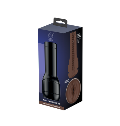 dark brown box of feel stroker