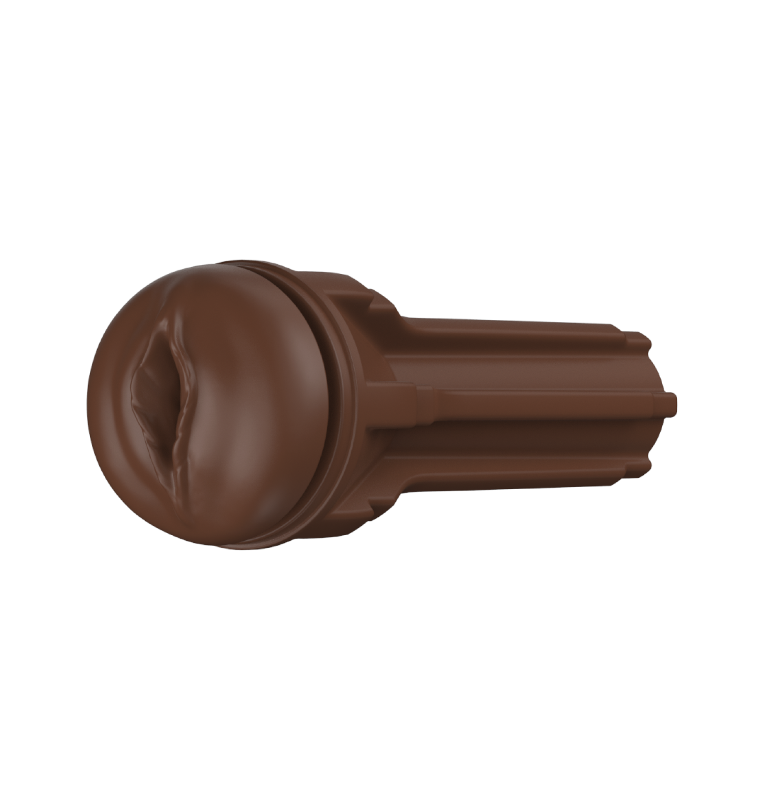 feel stroker dark brown front of the sleeve