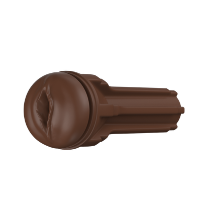 feel stroker dark brown front of the sleeve