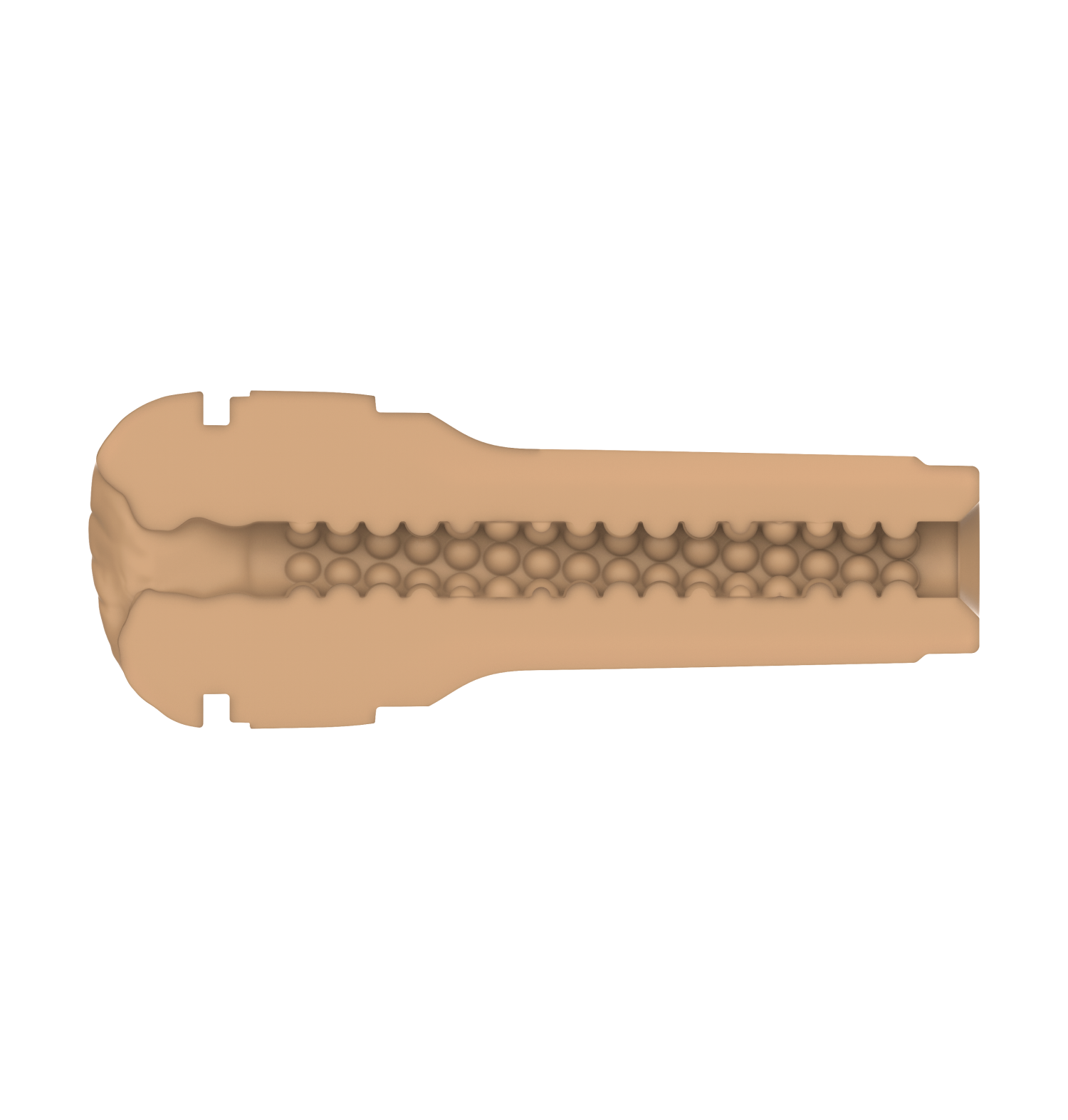 feel stroker inside view light brown