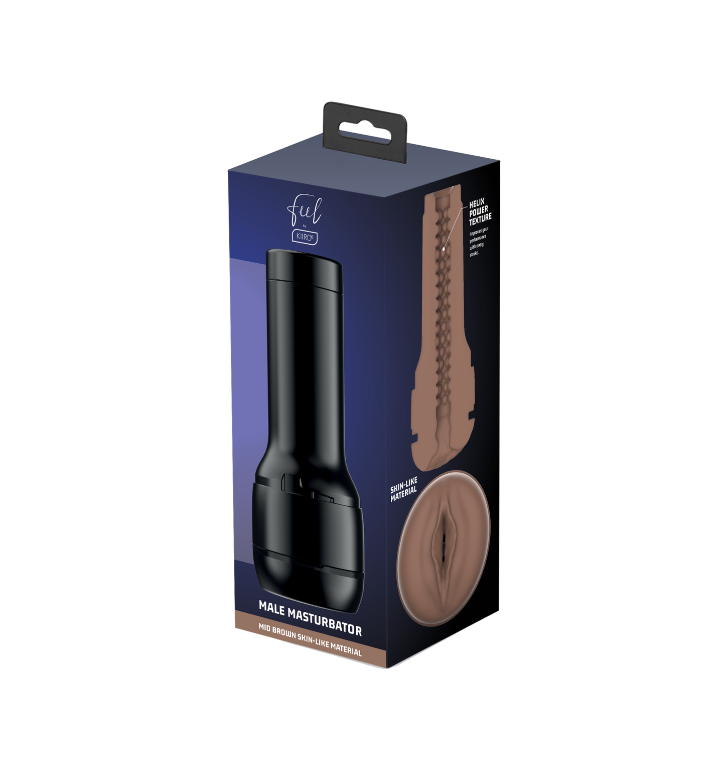 the box of feel stroker mid brown