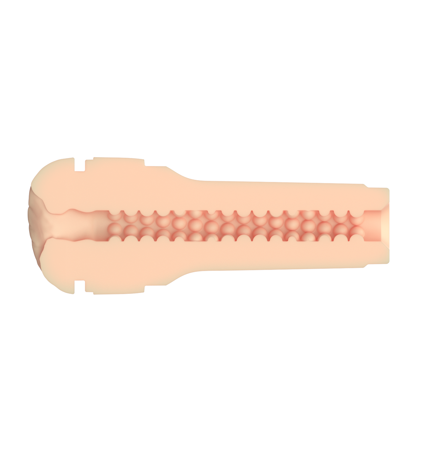 inside view of the feel stroker pale